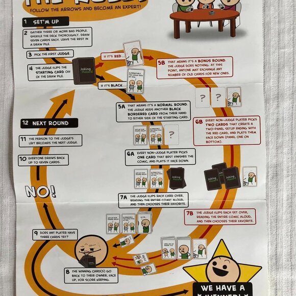 Joking Hazard Offensive Card Complete Adult Party Game - Picture 5 of 8